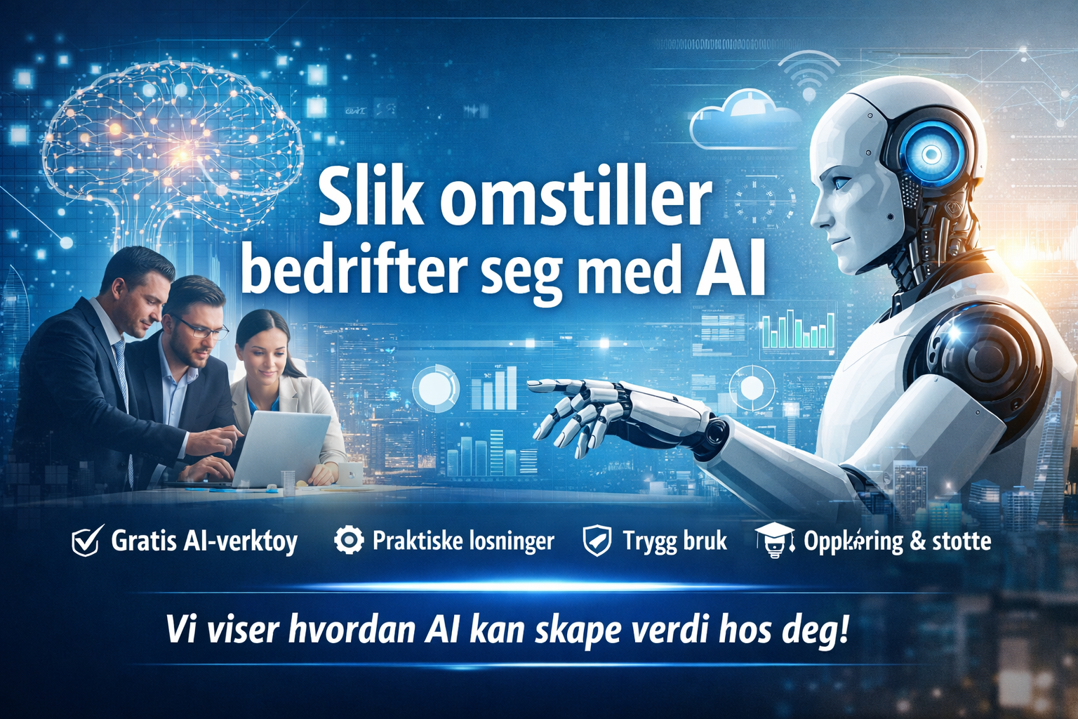 Slik omstiller bedrifter seg med AI